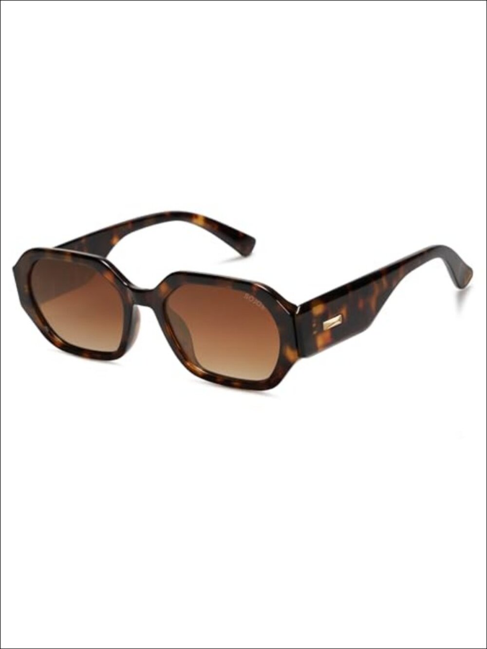 SOJOS Retro Polarized Sunglasses Rectangle For Women Men SJ2232
